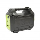 Kit iluminat portabil LED cu 4 becuri/proiector, radio FM panou solar si baterie 3.7V, 10000 mAH pentru pescuit camping GD-8072