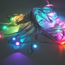 Kit lumini decorative smart RGBIC 15m pentru exterior cu telecomanda, control vocal, aplicatie Surplife