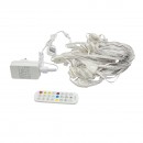 Kit lumini decorative smart RGBIC 15m pentru exterior cu telecomanda, control vocal, aplicatie Surplife
