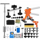 Kit pentru reparatie caroserie fara vopsire, 69 elemente, ventuze plastic, pistol silicon