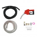 Kit pompa transfer motorina 220V 550W cu contor, furtun aspiratie 1,5m, furtun transfer 4m si pistol Breckner Germany