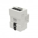 Kit releu putere DFUN DFPM93, smart meter, trifazic 3x220-380V, 6400imp/Kwh cu siguranta digitala, transformator Split Core 600V, 200A/5A, 50-60Hz
