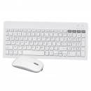 Kit tastatura si mouse wireless alb omega