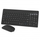 Kit tastatura si mouse wireless negru omega
