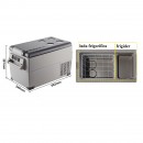 Lada frigorifica cu compresor 12/24 V DC, 110-240 V AC, capacitate 35 l, -20 ℃ pana la 20 ℃, 693 x 345 x 381 mm, panou digital