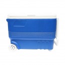 Lada frigorifica pentru picnic 45L albastra cu roti 610x330x440mm Breckner Germany