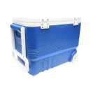 Lada frigorifica pentru picnic 45L albastra cu roti 610x330x440mm Breckner Germany