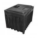 Lada pentru scule fara suport, din plastic negru 380x400x500 mm