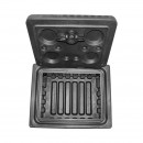 Lada pentru scule fara suport, din plastic negru 380x400x500 mm