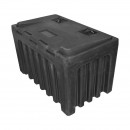 Lada pentru scule fara suport, din plastic negru 460x580x800 mm