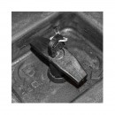 Lada pentru scule fara suport, din plastic negru 468x470x600 mm