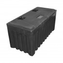 Lada pentru scule fara suport, din plastic negru 480x470x1000 mm