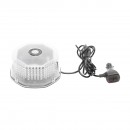 Lampa avertizare rotunda, girofar cu 240 LED-uri lumina galbena, prindere magnetica, intrerupator ON/OFF cu indicator luminos, 12V/24V Breckner Germany