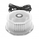 Lampa avertizare rotunda, girofar cu 240 LED-uri lumina galbena, prindere magnetica, intrerupator ON/OFF cu indicator luminos, 12V/24V Breckner Germany