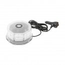 Lampa avertizare rotunda, girofar cu 32 zone LED-uri SMD lumina galbena, prindere magnetica, intrerupator ON/OFF cu indicator luminos, 12V/24V Breckner Germany