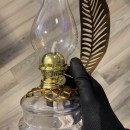 Lampa cu gaz lampant Vivatechnix Leaf TR-1005, sticla si oglinda metal