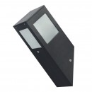 Lampa de gradina Kavak SQ-1, corp aluminiu, de perete, 300x90 mm, negru, IP44