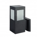 Lampa de gradina Kavak SQ-2, corp aluminiu, de perete, 150x200x90 mm, negru, IP44