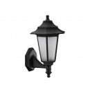 Lampa de iluminat exterior tip felinar, Horoz Begonya-2, negru, IP44, Anti-Shock