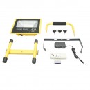 Lampa de lucru LED portabila 40W, 8000K cu telecomanda, 2 baterii LiFePO4 6000mAh si cadru stativ IP67 Breckner Germany