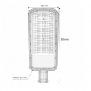 Lampa iluminat stradal LED 200W, 100-265V, 6500K, 24000lm cu prindere pe stalp 550x220x65mm IP65 Breckner Germany