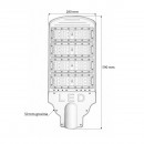 Lampa iluminat stradal LED 200W, 100-265V, 6500K, 26000lm cu prindere pe stalp 590x280x50mm IP66 Breckner Germany
