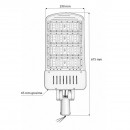Lampa iluminat stradal LED 200W, 100-265V, 6500K, 32000lm cu prindere pe stalp 675x290x65mm IP66 Breckner Germany