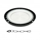 Lampa industriala LED UFO High-Bay 200W, 100-265V, 6500K, 24000lm pentru hale, depozite 365x32mm IP65 Breckner Germany