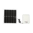 Lampa LED 1200lm, 3500K/6500K cu panou solar 25W, baterie LifePO4 3.2V/20Ah, senzor de miscare si telecomanda IP66 Breckner Germany
