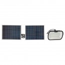 Lampa LED 126x0.5W cu panou solar 25W si baterie 7V/10Ah Breckner Germany