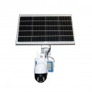 Lampa LED 200W cu panou solar 50W si camera supraveghere WIFI Breckner Germany