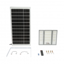 Lampa LED 2400lm, 6500K cu panou solar 40W, baterie LifePO4 3.2V/30Ah, senzor de miscare si telecomanda IP66 Breckner Germany