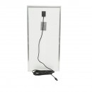 Lampa LED 2400lm, 6500K cu panou solar 40W, baterie LifePO4 3.2V/30Ah, senzor de miscare si telecomanda IP66 Breckner Germany