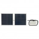 Lampa LED 240x0.5W cu panou solar 35W si baterie 7.4V/15Ah Breckner Germany