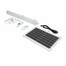 Lampa LED 300W, 6500K cu panou solar policristalin, telecomanda si acumulator 7200mAh IP20 Breckner Germany