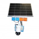 Lampa LED 300W cu panou solar 60W, baterie 14000mAh si camera supraveghere WIFI cu alarma Breckner Germany