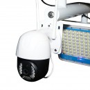 Lampa LED 300W cu panou solar 60W, baterie 14000mAh si camera supraveghere WIFI cu alarma Breckner Germany