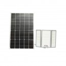 Lampa LED 4500lm, 6500K cu panou solar 70W, baterie LifePO4 3.2V/60Ah, senzor de miscare si telecomanda IP66 Breckner Germany