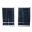 Lampa LED cu panouri solare 50W proiector 150W telecomanda, baterie 3,2V/40Ah Breckner Germany