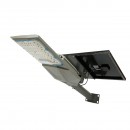 Lampa LED iluminat stradal, 6500K cu panou solar 40W, baterie LiFePO4 45Ah, telecomanda, prindere stalp IP65