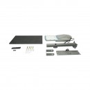 Lampa LED iluminat stradal, 6500K cu panou solar 40W, baterie LiFePO4 45Ah, telecomanda, prindere stalp IP65