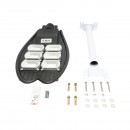Lampa solara LED 300W cu panou solar 15W, baterie LiFePO4 3.2V/18Ah, 6000-8000K, senzor de miscare, telecomanda IP65 Breckner Germany
