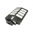 Lampa solara LED 300W iluminat stradal 6500K cu panou solar, telecomanda, senzor miscare si prindere pe stalp Breckner Germany
