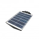 Lampa solara LED 300W iluminat stradal 6500K cu panou solar, telecomanda, senzor miscare si prindere pe stalp Breckner Germany