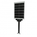 Lampa solara LED 300W iluminat stradal 6500K cu panou solar, telecomanda, senzor miscare si prindere pe stalp Breckner Germany