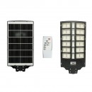 Lampa solara LED iluminat stradal 1000W cu panou solar 30W, baterie 25000mAh, senzor miscare, telecomanda, prindere stalp IP66 Breckner Germany