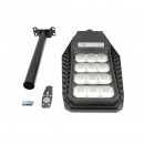 Lampa solara LED iluminat stradal 200W, 6500K, IP65 cu panou solar senzor de miscare si prindere pe stalp Breckner Germany