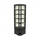 Lampa solara LED iluminat stradal 300W cu panou solar 15W, baterie 12000mAh, senzor miscare, telecomanda, prindere stalp IP67 Breckner Germany