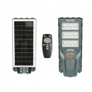 Lampa solara LED iluminat stradal 300W cu panou solar 20W, baterie 15000mAh, senzor miscare, telecomanda, prindere stalp IP65 Breckner Germany