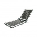 Lampa solara LED iluminat stradal 400W cu camera supraveghere duala 3MP Wi-Fi, panou solar 30W, baterie LiFePO4 20000mAh, PTZ 360, night vision, detectie PIR Ai, aplicatie V380 Pro